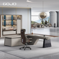 Bureau de direction ergonomique moderne avec ascenseur électrique intelligent Serrure à empreinte digitale Luxe Boss Manager Caractéristiques Mobilier de bureau