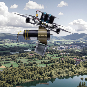 Hệ thống máy bay không người lái sợi quang nhựa điều chỉnh được dành cho người mới bắt đầu, cấu hình hai khoảng cách 50km, truyền dữ liệu tốc độ cao, hình ảnh 50km - Product Image 2