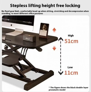 Có thể điề<span class=keywords><strong>u</strong></span> chỉnh chiề<span class=keywords><strong>u</strong></span> cao một lớp 95*40*50 đứng lên máy tính xách tay bàn bằng gỗ nhựa gấp máy tính bảng Kim Loại Nâng giá có thể gập lại - Product Image 4