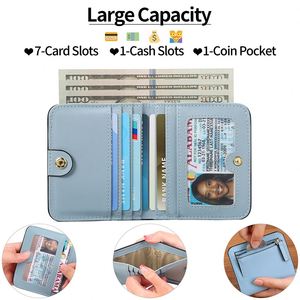 Bulk Italian PU Leather Ladies' <b>Wallets</b> Unique Vintage Design Cute Casual <b>Purse</b> with Zipper Closure Short Length <b>for</b> <b>Women</b> - Product Image 2