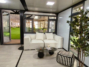 <span class=keywords><strong>Casa</strong></span> Contenedor Expandible <span class=keywords><strong>de</strong></span> Alta Calidad, Habitación Modular Prefabricada, Uso en Villas y Hoteles, Habitación Plegable <span class=keywords><strong>de</strong></span> Doble Ala con Pared <span class=keywords><strong>de</strong></span> Cortina <span class=keywords><strong>de</strong></span> Vidrio - Product Image 2