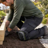 Genouillères pour le travail de pose de carrelage, genouillères robustes et respirantes avec sangles à dégagement rapide pour les installateurs de carrelage et de moquette