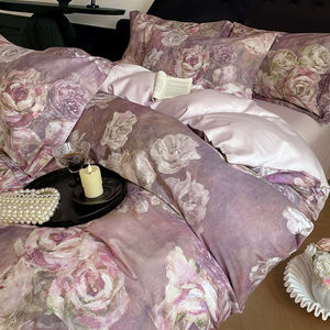 Juego de impresión digital de algodón superfino-Serie de estilo de pintura al óleo postimpresionista - Product Image 4