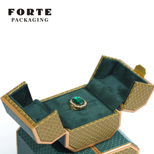FORTE - Caja de Exhibición de Lujo Personalizada para Joyería, Caja de Cuero para Pulseras, Collares, Colgantes y Anillos, para Empaque de Joyería en Tiendas - Product Image 5