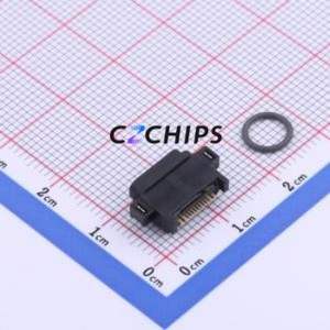 HYCW123-USBC16-165B USB <b>Connector</b> SMD <b>Connector</b> ( <b>Connector</b> Type: Type-C )( Gender: Female )( Mounting Type: Sink Board ) - Product Image 2