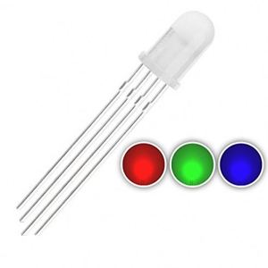 Highlight 3mm 5mm three- color Rgb <strong>Led</strong> 1000pcs Packet colorful <strong>4</strong> pin RGB laser diode light emitting diode customizable WLD IV VF - Product Image 3
