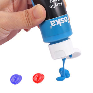 สีอะคริลิค Foska 12 สี (2 ออนซ์/60 มล.) สีเข้มข้น ชุด 20 ชิ้น สำหรับระบายสีบนฟักทองฮาโลวีน ผ้าใบ เซรามิก หิน ไม้ - Product Image 2