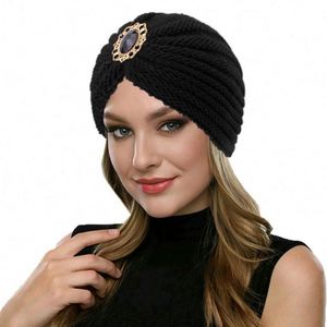 Gorro de Invierno de Alta Calidad para Uso Diario, Accesorio de Joyería, Gorro Elástico de Color Sólido, Cálido, Acrílico, Ideal para Viajes, para Mujer - Product Image 5