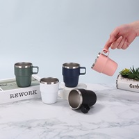 Gobelet isotherme empilable en acier inoxydable 18/8 avec poignée – Articles de boisson pour la rentrée scolaire