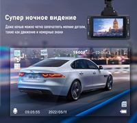 Détecteur de radar et enregistreur vidéo embarqué Karadar HD302 Combo 3-en-1 - GPS, Enregistrement 1080P, Alertes de vitesse en temps réel, Protection anti-ticket