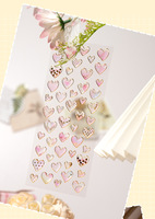 Autocollants en cristal Shanle Star Heart Fantasy, magnifiques étoiles et cœurs estampés à chaud, décoration DIY pour téléphone portable et album