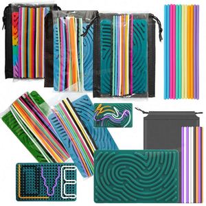 Tablero de actividad sensorial silenciosa 2025 tendencia personalizada Fidget juguetes para niños a granel juguetes de mordaza de novedad amigables con el autismo diversión personalizada Adhd - Product Image 5