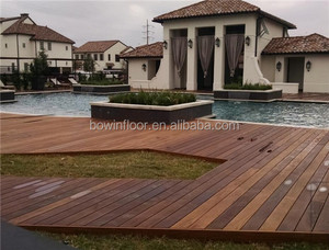 Bể bơi không thấm nước sàn gỗ sàn vườn ngoài trời Gỗ Tếch rắn decking - Product Image 4