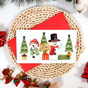 2024 cartes de voeux personnalisées avec enveloppe 19.5*10.9cm - Product Image 6