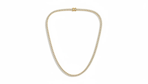 สร้อยคอเทนนิสเพชรสวยงาม ระยิบระยับและหรูหรา เหมาะสำหรับงานแต่งงาน งานปาร์ตี้ วันเดทสุดโรแมนติก หรือสวมใส่ในชีวิตประจำวัน - Product Image 3