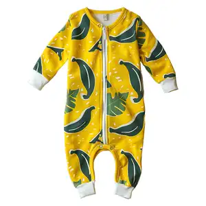 baby pajamas 6-9 months girls yellow 100 cotton 0-3 months 3-6 months