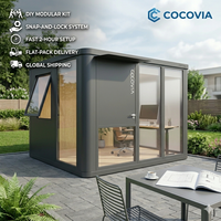 Cocovia – Cabanes de jardin modulaires et maisons miniatures durables toutes saisons à assembler soi-même pour bureaux et abris de jardin