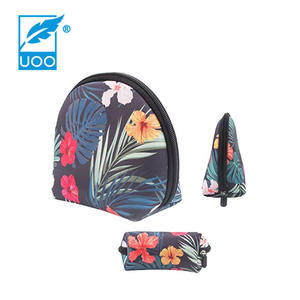 UOO Women's High Quality Neoprene Waterproof Makeup Bag with Zipper Fashionable Cartoon Pattern Made in China - Product Image 6
