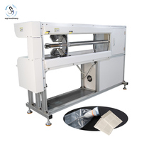 Machine de fabrication de housses jetables pour sondes d'échographie, pour la production de sacs pliables pour transducteurs médicaux en TPU avec film PE EVA