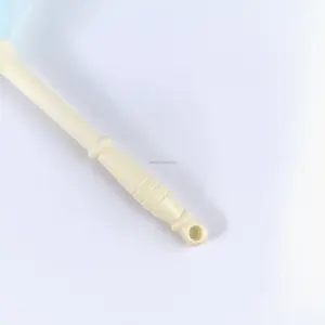 Hellblaues Mikrofaser-Feder-Staubpolster mit Kunststoff-Gummiggriff flexibles Haushaltsreinigungs-Staubpolster