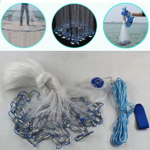 Red de <span class=keywords><strong>Pesca</strong></span> de Lanzamiento Manual de Monofilamento de Alta Calidad al por Mayor, Red de <span class=keywords><strong>Pesca</strong></span> de 14 Pies con Cordón de Ajuste - Product Image 1