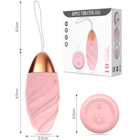 Jouet sexuel miniature mignon 2023, œuf vibrant avec télécommande, 10 fréquences, œuf vibrant pour l'amour, pour femme
