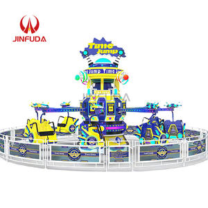 Attrazione Girevole a 360 Gradi con 16 Posti, Movimento Su/Giù, Struttura in Fibra di Vetro e Acciaio Inossidabile - Product Image 1