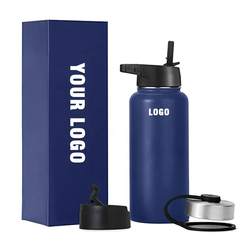 Manufacturer 14oz 18oz 22oz 32oz 40oz 64oz Contigo Aquaflask Custom Sport Gym Insulated Stainless Steel Water Bottle