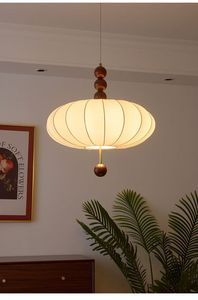 Pháp cổ điển nghiên cứu phòng ngủ phòng khách thanh phòng ăn Đèn chùm phòng kiểm tra vải bí ngô môi trường xung quanh ánh sáng - Product Image 2