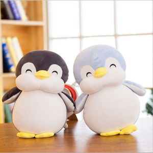 Schattige zachte dikke pinguïnpop van katoenen pluche speelgoed voor kinderen, slaapkussenpop, verjaardagscadeau voor meisjes - Product Image 1
