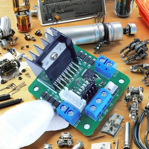 Carte de développement <span class=keywords><strong>L298N</strong></span> pour moteur pas à pas CC - Accessoires pour robot véhicule intelligent avec manipulateur - Product Image 2