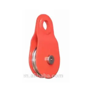 wire rope pulley steel plated pulley made in china painted orange