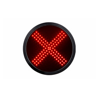 300mm LED péage station lumière rouge croix vert flèche signaux éclairage de la circulation