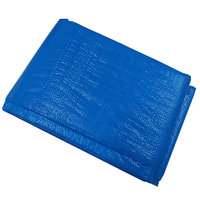 Bâche en tissu maillé PE extérieur avec œillets renforcés, protection contre les déversements d'huile, anti-UV, résistante à l'eau, corde élastique