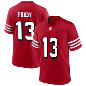 Jersey Red Shadow San Francisco 2026 Kustom, Seragam Sepak Bola Amerika Jahitan Bordir, Pakaian Olahraga Remaja dengan Logo - Product Image 2