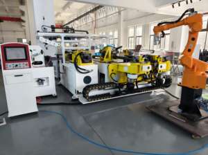 Machine de pliage de tuyaux en métal CNC à 4 axes, plieuse automatique de tubes en <span class=keywords><strong>acier</strong></span> pour appuie-tête automobile, <span class=keywords><strong>acier</strong></span> inoxydable et alliage traité - Product Image 6