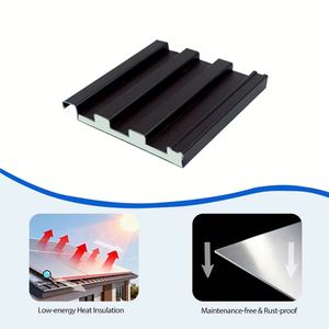 Panel Sándwich <span class=keywords><strong>de</strong></span> Aluminio Moderno <span class=keywords><strong>con</strong></span> Características Resistentes al Fuego y al Agua para Aislamiento <span class=keywords><strong>de</strong></span> Techos Solares, Almacenes, Cámaras Frigoríficas y Talleres - Product Image 5