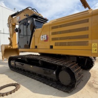 Excavatrice sur chenilles hydraulique Caterpillar Cat350 d'occasion de haute performance, modèle 2023, 99% NEUF, 50 tonnes, provenance Japon, à vendre