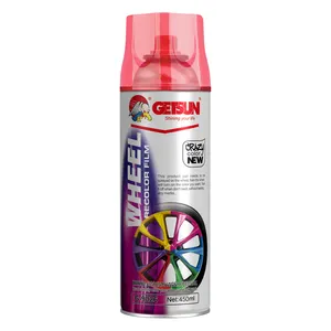 Getsun Rubber Spray Wheel Recolor Film for Customized Shield Coating