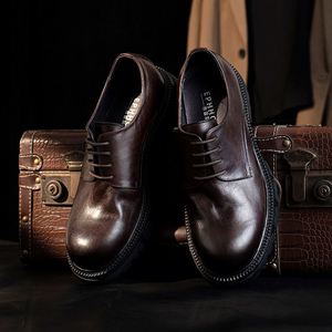 Nuevos Zapatos Casuales de Negocios para Hombre, con Cordones, de Lujo y a la Moda, Tallas Grandes 37-44, Aumentan la Estatura, Impermeables y Transpirables - Product Image 5
