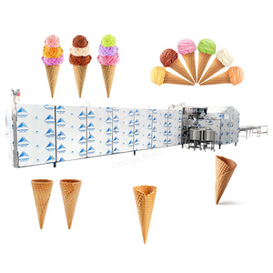 خط إنتاج مخروط الآيس كريم الملفوف وآلة خبز مخروط الوافل - Product Image 1