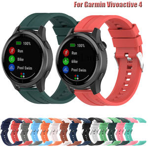 <span class=keywords><strong>Correa</strong></span> de Reloj de Silicona de 22 mm para <span class=keywords><strong>Garmin</strong></span> Vivoactive 4 / Forerunner <span class=keywords><strong>745</strong></span>, Pulsera Inteligente para Amazfit GTR 47 mm - Product Image 3