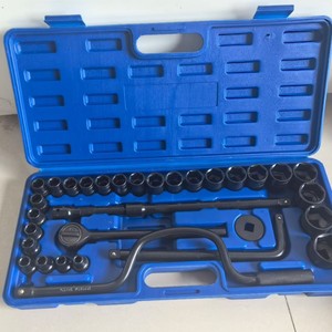 Jeu de clés à cliquet hexagonales Cr-V de 1/2 pouce, 28 pièces, pour mécanicien automobile - Product Image 4