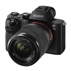 Micro caméra professionnelle de haute qualité de marque originale A7 II avec objectif 28-70 1080p HD avec chargeur batterie.