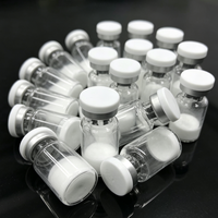 Poudre de peptides haute pureté 10mg 30mg 50mg en flacon GHK-CU, peptides lyophilisés, matière première cosmétique, économique, approvisionnement direct usine