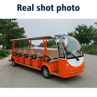 Bus électrique touristique Tarion le plus vendu, à faible entretien, 17 places, batterie au lithium, vitesse de 30 km/h, autonomie de 100-110 km, propulsion arrière
