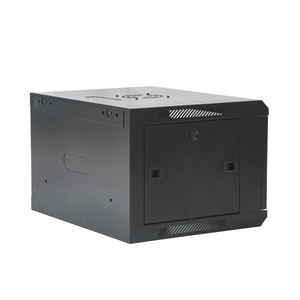 Mini <span class=keywords><strong>Rack</strong></span> de Rede de 19 Polegadas para Servidor, Gabinete de Servidor Montável em Parede 6U 600*450, Armários de Aço para Data Center 4U 12U 15U 18U, IP20 em Estoque - Product Image 6