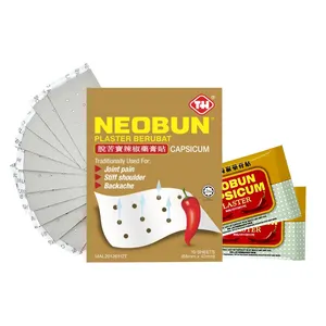 Premium High Quality Bestseller Malaysia Hot Capsicum Patch 10s 6,5 cm x 4,2 cm Tackle große oder kleine Schmerz bereiche