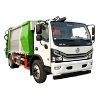 Camion Compattatore per Rifiuti con Caricamento Posteriore da 12 Metri Cubi Dongfeng Forland per Raccolta Rifiuti Urbani e Rurali