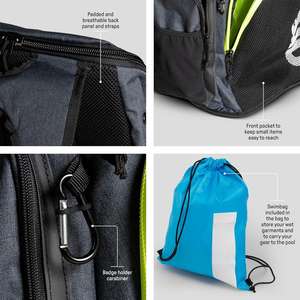 Free sample Triathlon Sports Duffel Bag <b>70L</b> Triathlon Bag Waterproof Compartment Triathlon <b>Backpack</b> - Product Image 6